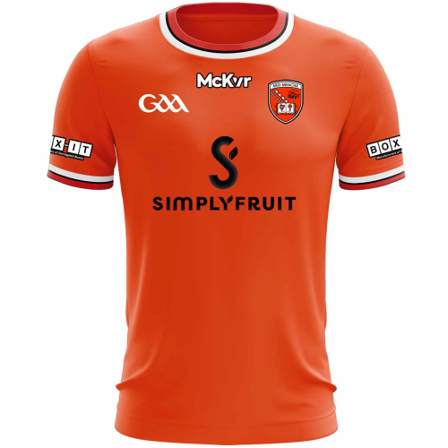 2025 Mens Armagh home orange Rugby Jersey