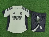 2025-26 Kids Real Madrid white  soccer Jersey