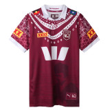 2025 Mens QLD Maroons red Rugby Jersey