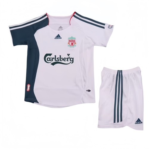 2006-08 Kids LIV Away Retro soccer Jersey