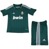 2012-13 Kids Real Madrid Retro green soccer Jersey