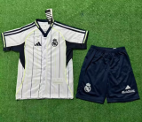 2025-26 Kids Real Madrid white baseball uniform soccer Jersey