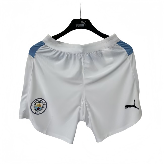 2025-26 Mens Manchester City new player home white Shorts Pants