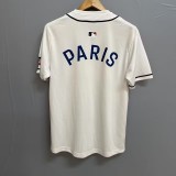 2025-26 Mens psg white baseball uniform jersey