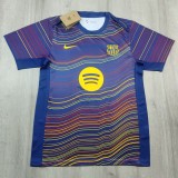 2025-26 Mens Barcelona blue stripe  soccer Jersey