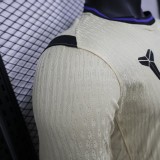 2025-26 Mens Barcelona away  Long Sleeve Player version  soccer jersey