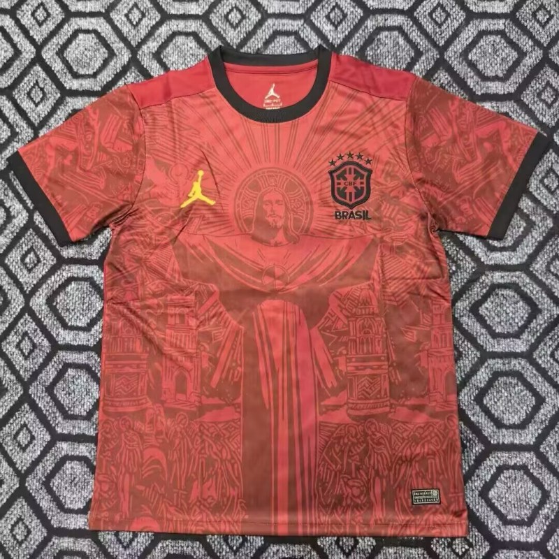 2025-26 Mens Brazil red Special Edition soccer jersey