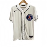 2025-26 Mens psg white baseball uniform jersey