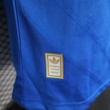 2025-26 Mens Real Madrid Third away blue  Player Long sleeve Soccer Jersey