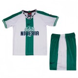 1996  Kids Nigeria Retro away soccer Jersey