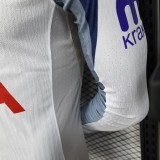 2025-26 Mens Tottenham Hotspur white  Player  home Long Sleeve   Soccer Jersey