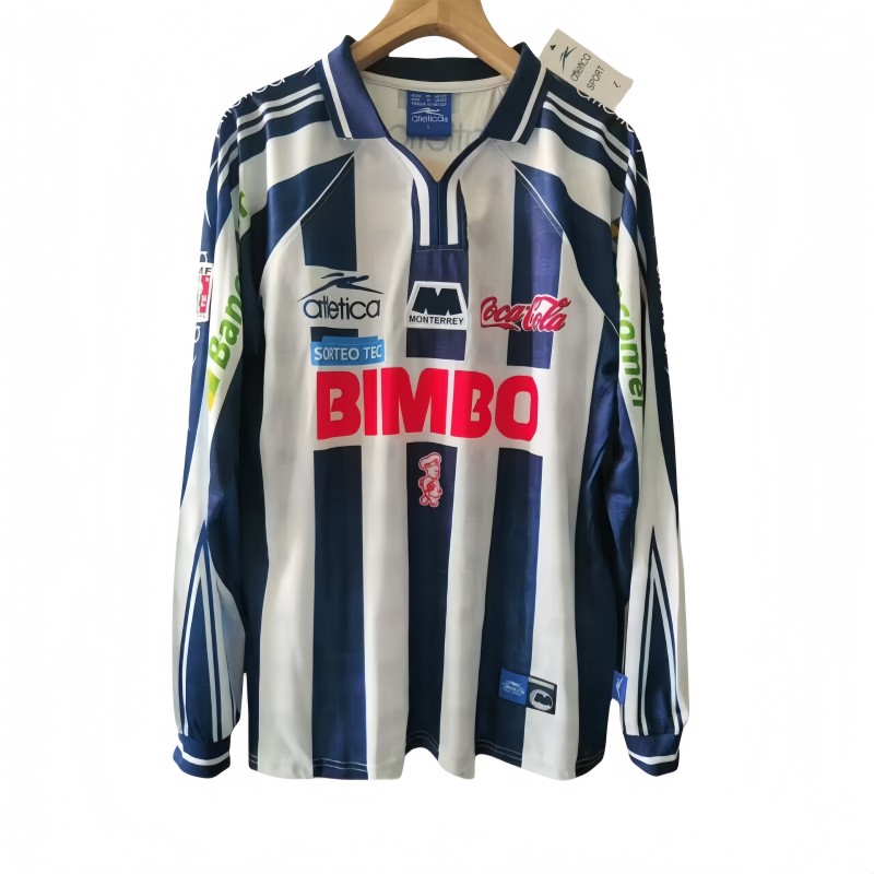 1999-00 Mens Retro Monterrey home long sleeve Jersey