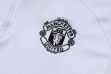 2025/26 Mens Manchester United  white Half-pull Training suit