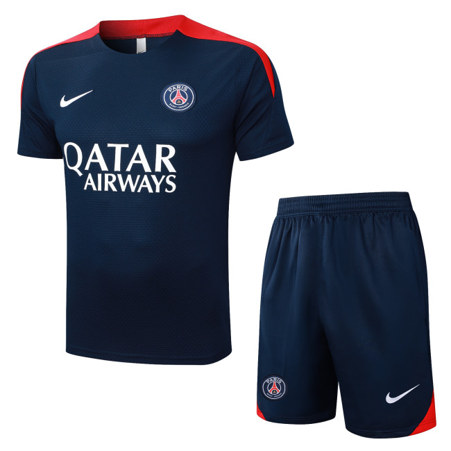 2025/26 Mens PSG Upper Blue short training suit