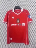 2025-26 Mens Wrexham FC home red soccer jersey