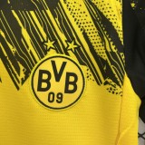 2025-26 Kids Dortmund home yellow Soccer Jersey