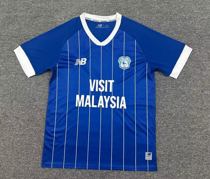 2025-26 Mens Cardiff City  home blue soccere jersey