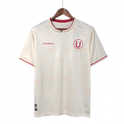 2024-25 Mens Club Universitario de Deportes home white soccer jersey