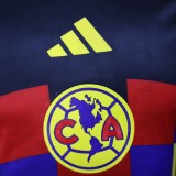 2025-26 Mens  Club America yellow home new Player Version Soccer Jersey