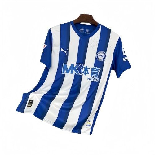 2025-26 Mens Deportivo Alaves home  soccer jersey