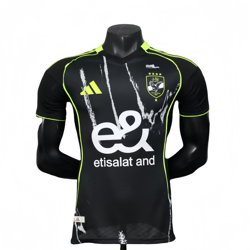2025-26 Mens AL AHLY SC away black  Player  Soccer Jersey