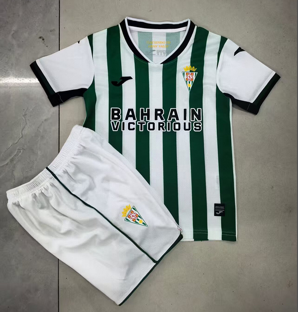2025-26 Kids Cordoba home soccer Jersey