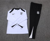 2025-26 Mens Corinthians white Half pull Training Suit