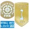 Club World Cup 25 USA Badge  FOOTBALL UNITES the world (White) Badge+Intercontinental Champions 2024