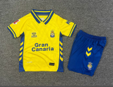 2025-26 KIDS Las Palmas home yellow soccer jersey