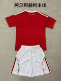 2025-26 Kids  AL AHLY SC home red Soccer Jersey