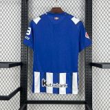 2025-26 Mens Deportivo Alaves home  soccer jersey