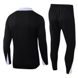 2025-26 Mens Corinthians black Half pull Training Suit