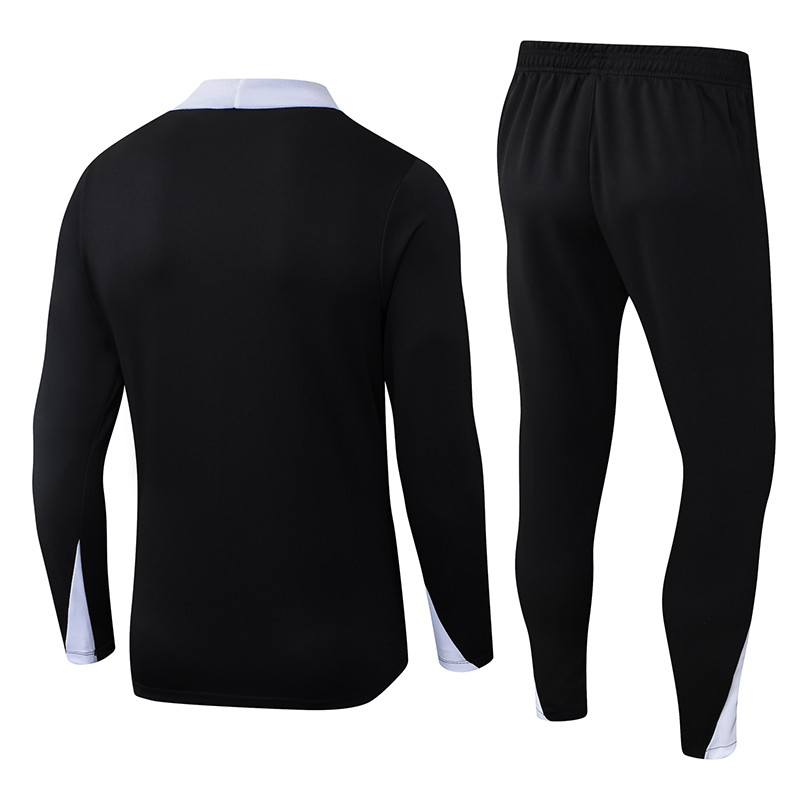 2025-26 Mens Corinthians black Half pull Training Suit