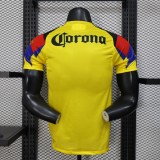 2025-26 Mens  Club America yellow home new Player Version Soccer Jersey