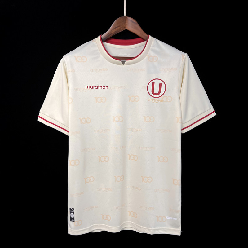 2024-25 Mens Club Universitario de Deportes home white soccer jersey