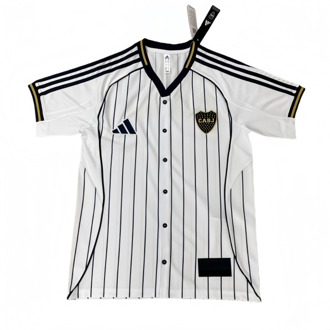 2025-26 Mens Boca Juniors White Baseball uniform Jersey