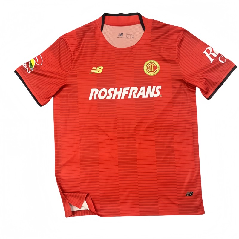 2025-26 Mens Toluca home red soccer jersey