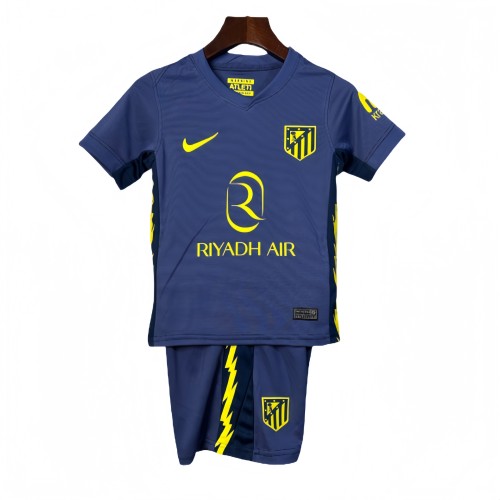 2025-26 Kids Atletico Madrid away soccer jersey