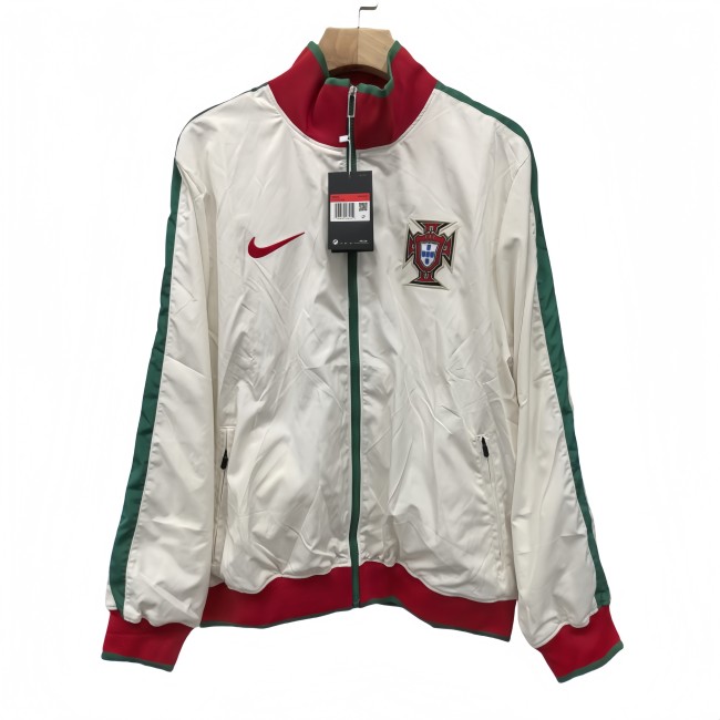 2025-26 Mens Portugal white embroidery Windbreaker  4584787