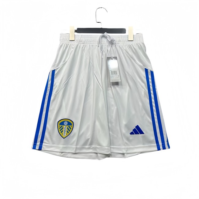 2025-26 Men’s Leeds United white home  Shorts Pants