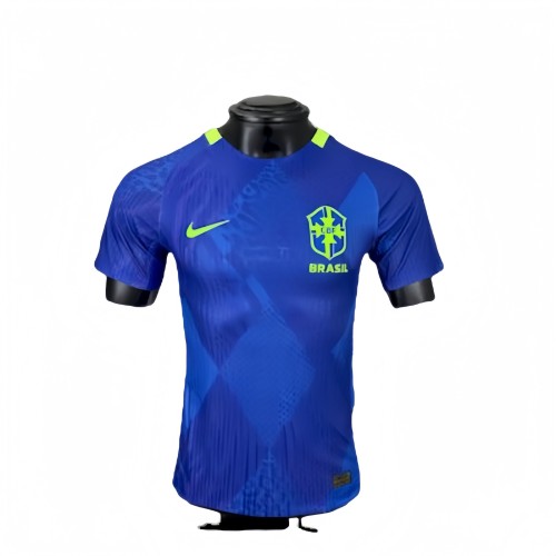 2025-26Mens Brazil  away blue  Player version soccer jersey