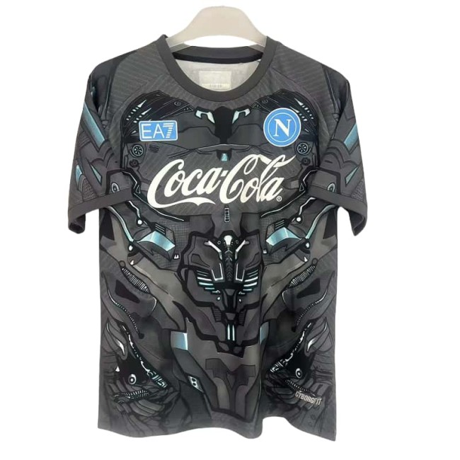 2025/26 Mens Napoli grey  soccer jersey
