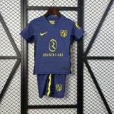 2025-26 Kids Atletico Madrid away soccer jersey