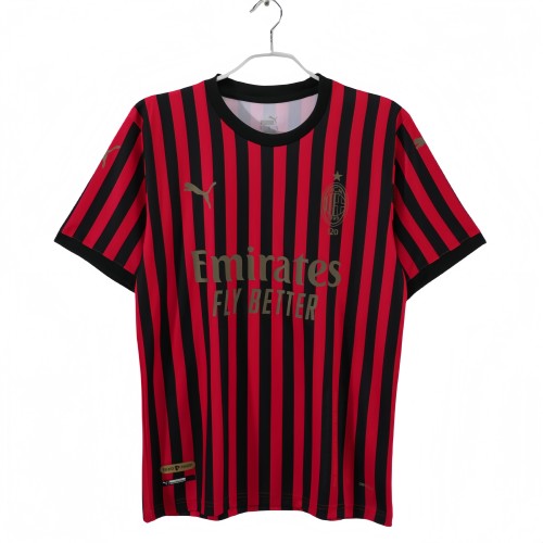 Mens  AC home 120th Anniversary Edition Retro soccer Jersey