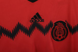 2014 Mens  Retro Mexico away red soccer Jersey
