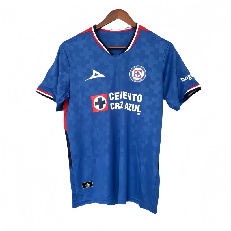 2025-26 Mens Cruz Azul home blue soccer Jersey