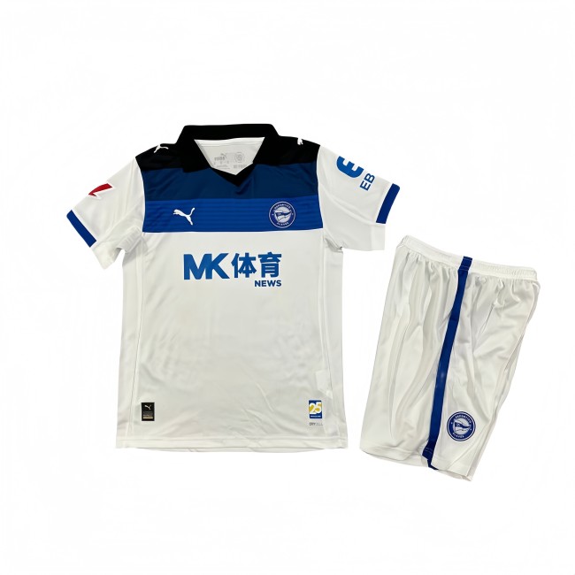 2025-26 Kids Deportivo Alaves away  soccer jersey