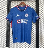 2025-26 Mens Cruz Azul home blue soccer Jersey