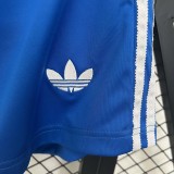 2025-26 Mens Real Madrid  Third away blue Shorts Pants