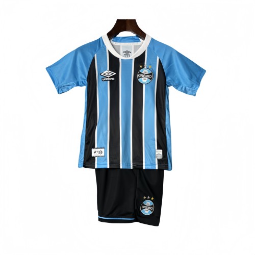 2025-26 Kids Gremio Home Soccer Jersey
